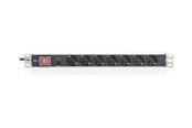Strømkabel (ekstern) - DIGITUS 7-Port - 1U - Aluminum PDU - DN-95403