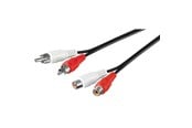 Lydkabel - Pro RCA Stereo Extension Cable - 2.5m - 4040849500268