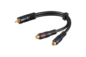 Lydkabel - Pro RCA adapter RCA M - 2xRCA F - 4040849509308