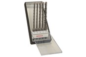 Bormaskin & Bits - Bosch 5-delers Robust Line hammerbor-sett SDS plus-5 Ø 6,6,8,8,10 x 165mm - 2607019928