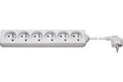 Strømkabel (ekstern) - Pro Power Socket x6 - Hvit - 1.5m - 4040849512964