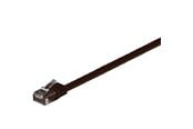 Nettverkskabel - Pro LAN CAT 6 UTP Flat - Brown - 1m - 4040849958908