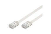 Nettverkskabel - Pro LAN CAT 6 UTP Flat - Hvit - 20m - 4040849951589