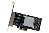 Nettverksadapter - StarTech.com 4-Port Gigabit Ethernet Network Card - ST4000SPEXI