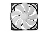 Kabinettvifte - Blacknoise eLoop B14-3 - Kabinettvifte - 140mm - Svart med hvite vinger - 28 dBA - ITR-B14-3