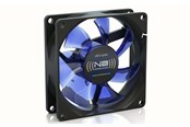 Kabinettvifte - Blacknoise BlackSilentFan X-1 - Kabinettvifte - 80mm - Svart med blå vinger - 10 dBA - ITR-X-1