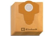 Støvsugerpose - Einhell Støvposefilter 20 l (5 stk.), tilbehør til våt-/tørrstøvsuger - 2351152
