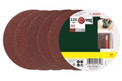 Slipemaskin - Bosch 25-delers slipepapirsett til eksentersliper, korning 60 G= 60 - 2607019492