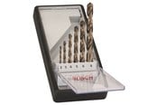 Bormaskin & Bits - Bosch 6-delers Robust Line metallbor-sett HSS-Co 2; 3; 4; 5; 6; 8 mm - 2607019924