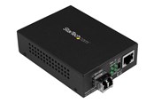 Repeater, forsterkere, bridges og transceivere - StarTech.com MCM1110MMLC Gigabit Ethernet Fiber Media Converter - Compact - 850nm MM LC - 550m - MCM1110MMLC