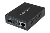 Repeater, forsterkere, bridges og transceivere - StarTech.com Gigabit Ethernet Fiber Media Converter with Open SFP Slot - MCM1110SFP