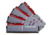 RAM - G.Skill Trident Z DDR4-3200 - 32GB - CL16 - Quad Channel (4 pcs) - Intel XMP - Sølv - F4-3200C16Q-32GTZB