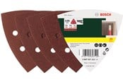 Slipemaskin - Bosch 25-delers slipepapirsett til deltasliper, korning 60, 120, 180 105 mm - 2607017111