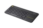 Tastatur - Logitech K400 Plus Ergonomic Wireless Touch - Tastatur - Engelsk (Storbritannia) - Svart - 920-007143