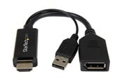 Skjermkabel - StarTech.com HDMI to DisplayPort Converter - HD2DP
