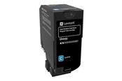 Printertilbehør blekk/toner - Lexmark Toner cartridge - Cyan - 74C2SC0