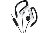 Hodetelefoner - JVC Ear Clip Headphones for Sport with Remote and Microphone - White - HA-EBR25-W-E