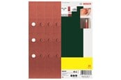Slipemaskin - Bosch 25-delers slipepapirsett til plansliper, spent, korning 180 G= 180 - 2607017107