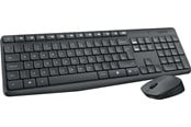 Tastatur - Logitech MK235 Wireless Combo - US - Tastatur & Mussett - Engelsk (USA) - Grå - 920-007931