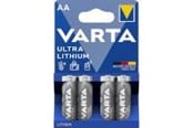 Batteri - VARTA Varta Ultra litium - AA - 4-pk - 06106301404