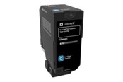 Printertilbehør blekk/toner - Lexmark Toner Corporate Cyan for CX725 16k - 84C2HCE