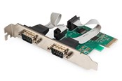 Nettverksadapter - DIGITUS DS-30000-1 2-Port Serial Interface Card PCIe - DS-30000-1