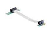 Dokkingstasjon - DeLOCK Riser Card PCI Express x1 with Flexible Cable - 41839