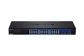 Switch/splitter - TRENDnet TEG-30284 28-Port Web Smart Switch with 24 x Gigabit ports and 4 x 10G SFP+ slots - TEG-30284