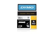 Papir, Fotopapir & Etiketter - DYMO Dymo Rhino permanent polyester 9mm x 5.5m - sort på hvit - 18482