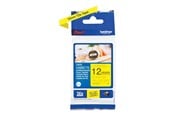 Papir, Fotopapir & Etiketter - Brother TZe 631S - Black on yellow Roll (1.2 cm x 4 m) - TZE631S