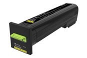 Printertilbehør blekk/toner - Lexmark gul - original - tonerpatron - 72K20YE