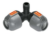 Hagevanning - Gardena Vinkelstykke 25 mm x 1/2" med hann-gjenger - 2782