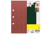 Slipemaskin - Bosch 25-delers slipepapirsett til plansliper, korning 80 G= 80 - 2607017105