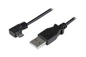 USB - StarTech.com 6ft USB A to Right Angle Micro-USB Charge Sync Cable M/M 24AWG - USBAUB2MRA