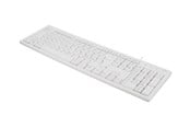 Tastatur - Deltaco TB-628 - Tastatur - Nordisk - Hvit - TB-628
