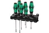 Verktøy - Wera 334/6 rack screwdriver set kraftform plus lasertip and rack 6 pieces - 05105650001