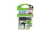 Papir, Fotopapir & Etiketter - DYMO D1® High Performance / Durable tape, 12mm x 3m rulle, hvid på sort - 1978365