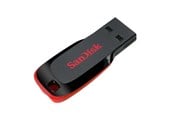 Minnepenn - SANDISK Cruzer Blade - Svart - 128GB - Minnepenn - SDCZ50-128G-B35