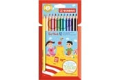 Skrive- & Tegneverktøy - STABILO Trio thick wallet of 12 colored pencils - 3168070203121