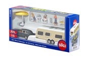 Leketøysbil - SIKU 1:55 Bil m/Campingvogn - 319-2542