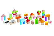 Treleker - Eichhorn Color Wooden Blocks - 100002226