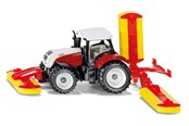 Leketøysbil - SIKU Steyr with Poettinger mower combination - 1672