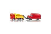 Leketøysbil - SIKU 1667 Towing vehicle with passenger car - 541887