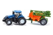 Leketøysbil - SIKU New Holland T8.390 Tractor with crop sprayer - 1668