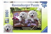 Puslespill - Ravensburger Traveling Pups - 100p - 105380