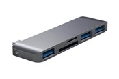 USB-hub - Satechi Hub, 3 x SuperSpeed USB 3.0, stasjonær USB-hub - USB 3.0 - 3 porter - Grå - ST-TCUPM