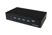 KVM-switch - StarTech.com 4-Port DisplayPort KVM Switch With Built-in USB 3.0 Hub - 4K - SV431DPU3A2