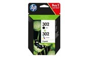 Printertilbehør blekk/toner - HP 302 / X4D37AE 2-Pack Black and Color Ink - X4D37AE
