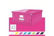 Arkivering & Oppbevaring - Leitz Oppbevaringsboks Click & Store WOW Large Rosa - 60450023