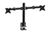 Skjermholder - iiyama DS1002C-B1 - mounting kit - adjustable arm - for 2 monitors - black - DS1002C-B1